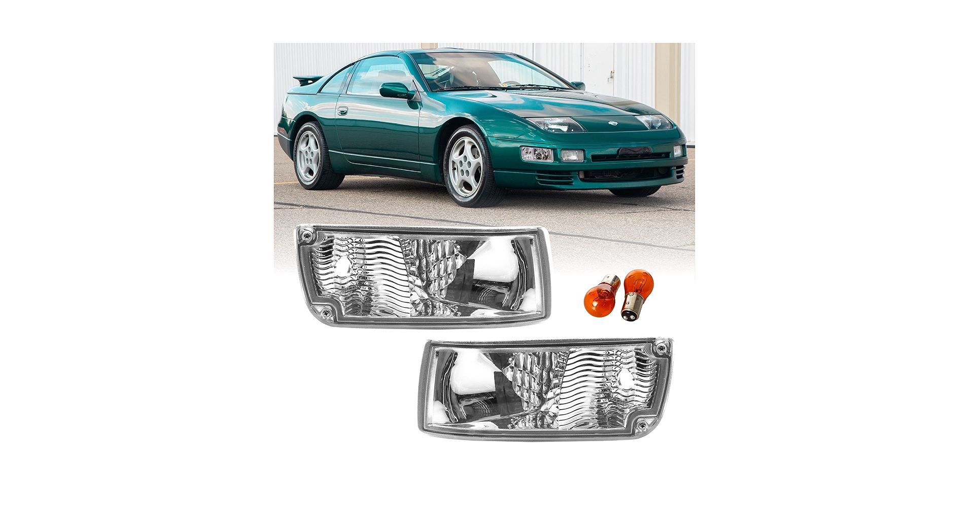 クリスタルミラーランプ Amazon.com: USR DEPO 90-96 300ZX Signal Lights - JDM Style